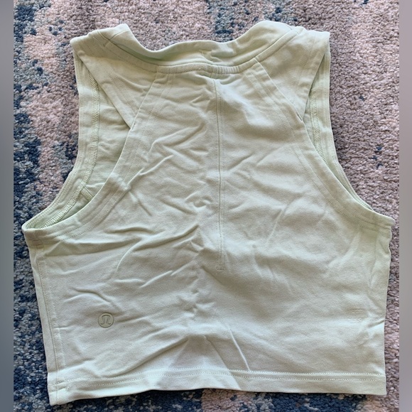EUC 🍋 Lululemon Heavyweight Cotton Cropped Tank Top - Picture 7 of 9